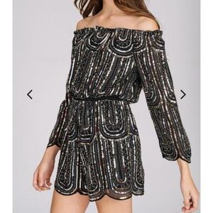 Sequin romper